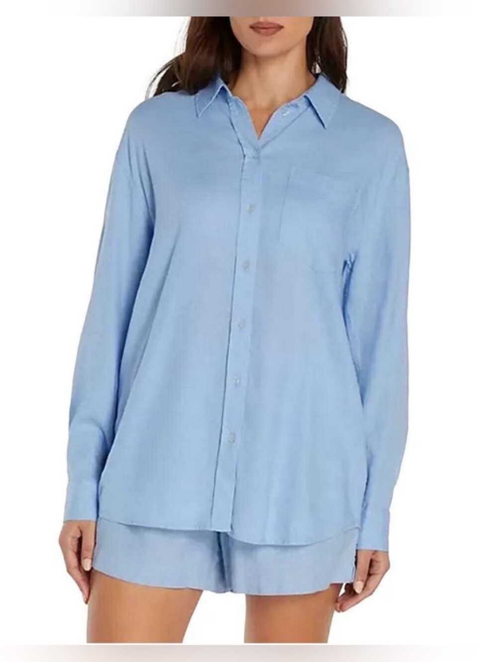 GAP Light Blue LinenButton-Down Shirt